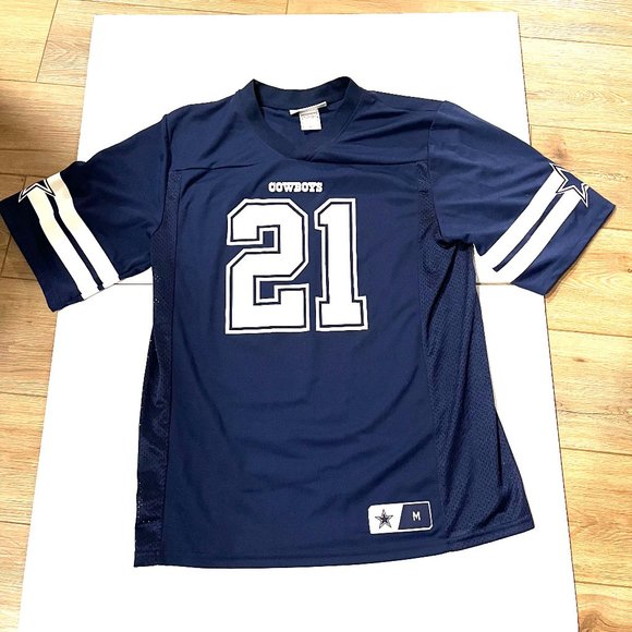 DALLAS COWBOYS Authentic Men's E. Elliott "21" Football Jersey - Size M - Picture 2 of 6